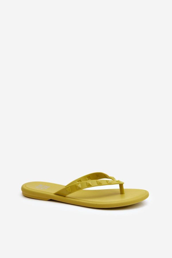green Japanese flip-flops model 197615 Step in style