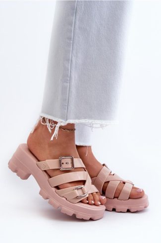 Pink Flip-flops in Sandals & Flip-Flops For Women with Fabric, Footbed, Heel Height and Platform Height