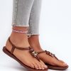 1032078.jpg Brown Sandals in Sandals & Flip-Flops For Women with Fabric and Footbed