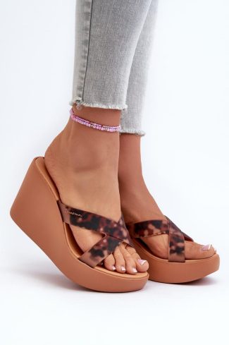 1032120.jpg Brown Flip-flops in Sandals & Flip-Flops For Women with Fabric, Footbed, Heel Height and Platform Height