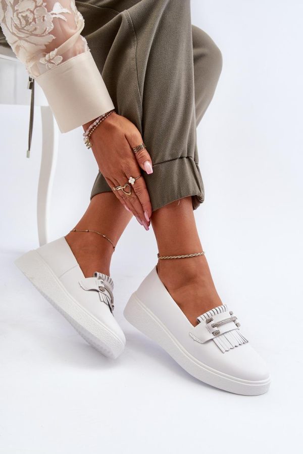 white Mocassin model 197815 Step in style