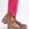 1032416.jpg Beige Mocassin in Moccasins, Loafers with Fabric, Footbed, Upper Height, Heel Height and Platform Height