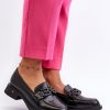 1032422.jpg Black Mocassin in Moccasins, Loafers with Fabric, Footbed, Upper Height and Heel Height