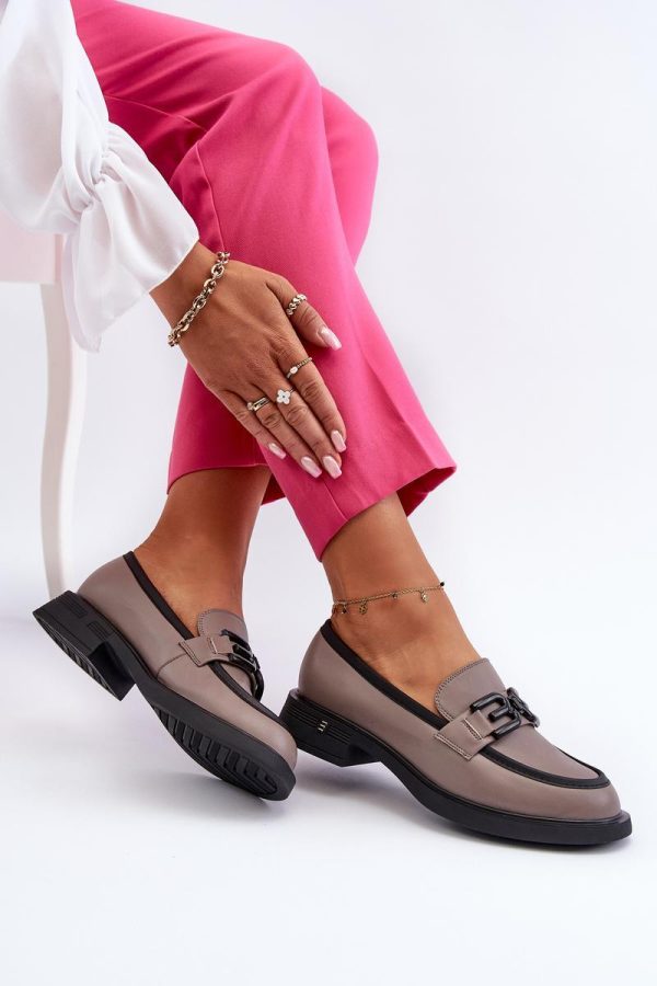 grey Mocassin model 197820 Step in style