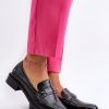 1032428.jpg Black Mocassin in Moccasins, Loafers with Fabric, Footbed, Upper Height and Heel Height