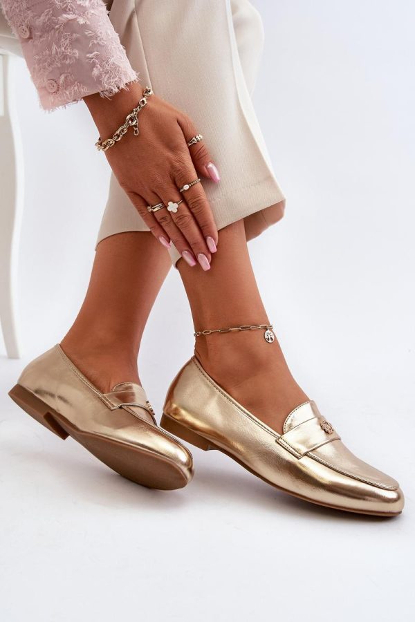 Yellow Mocassin in Moccasins, Loafers with Fabric, Footbed, Upper Height and Heel Height
