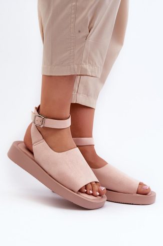 1033061 pink Platform sandals model 198042 Step in style