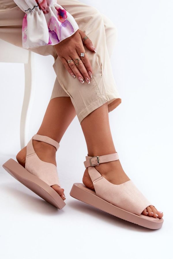 pink Platform sandals model 198042 Step in style