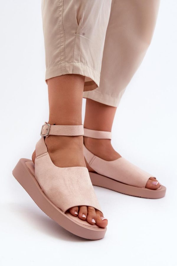 pink Platform sandals model 198042 Step in style