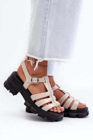 beige Sandals model 198044 Step in style
