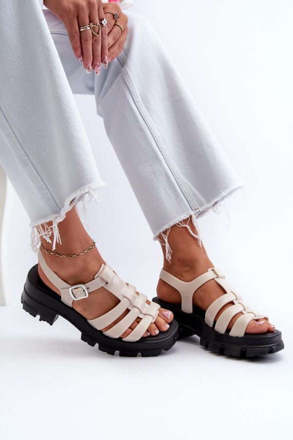 beige Sandals model 198044 Step in style