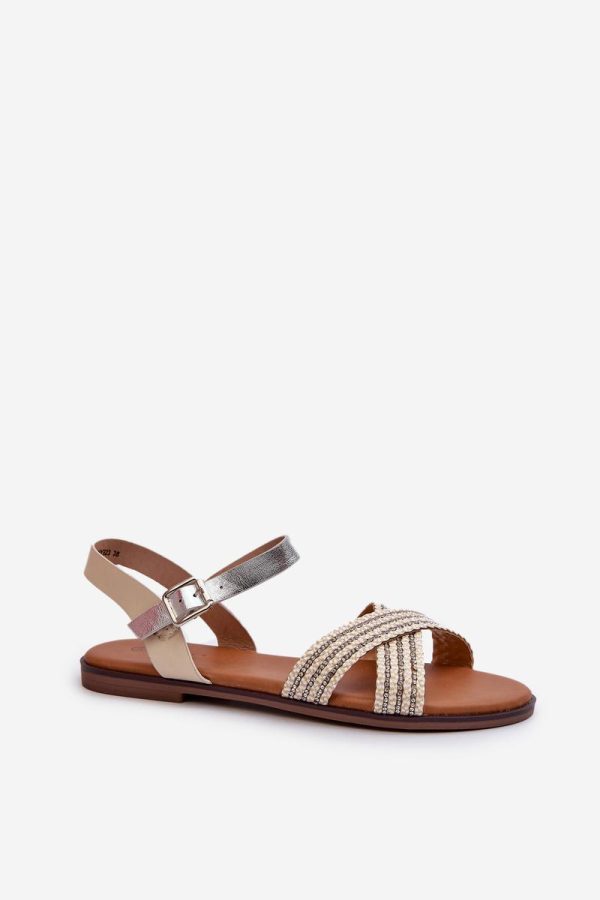 beige Sandals model 198047 Step in style