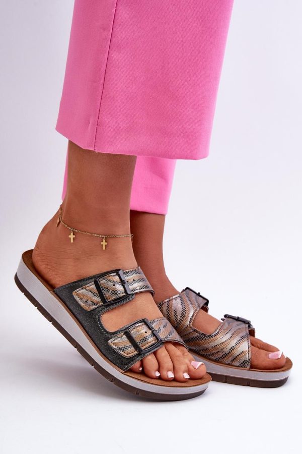 black Flip-flops model 198163 Step in style
