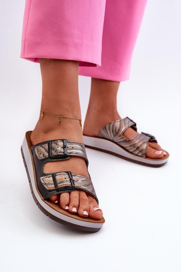 black Flip-flops model 198163 Step in style