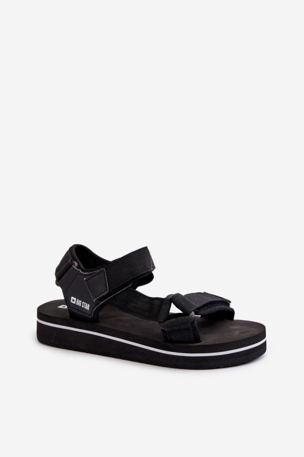 black Platform sandals model 198191 Step in style