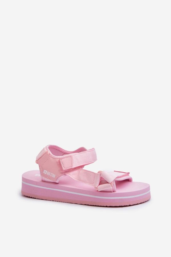 pink Platform sandals model 198192 Step in style