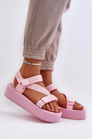pink Platform sandals model 198197 Step in style