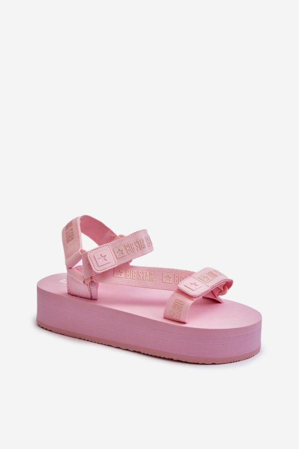 pink Platform sandals model 198197 Step in style