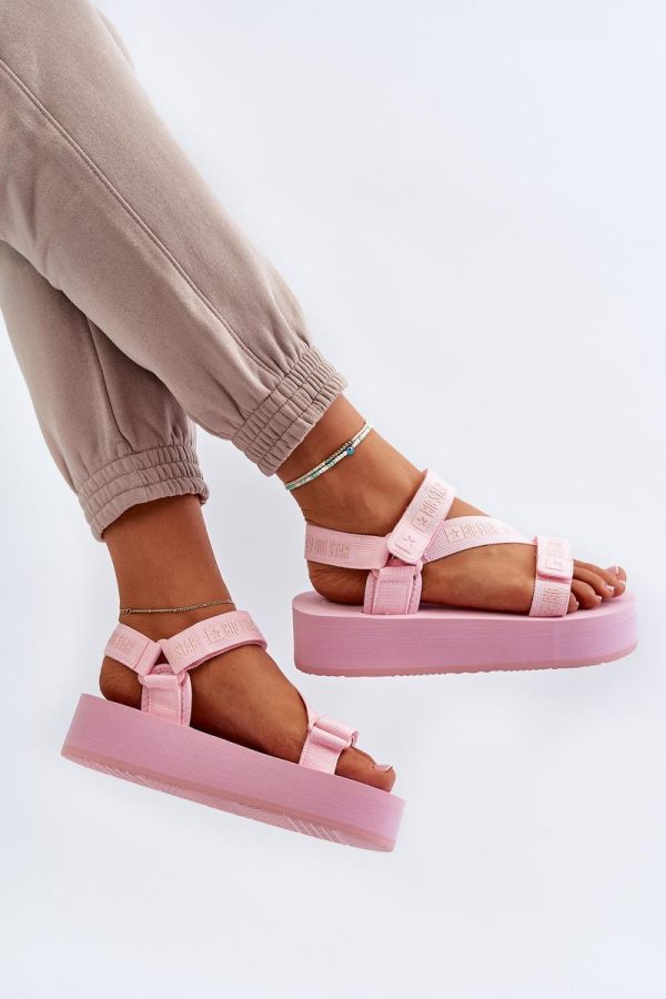 pink Platform sandals model 198197 Step in style