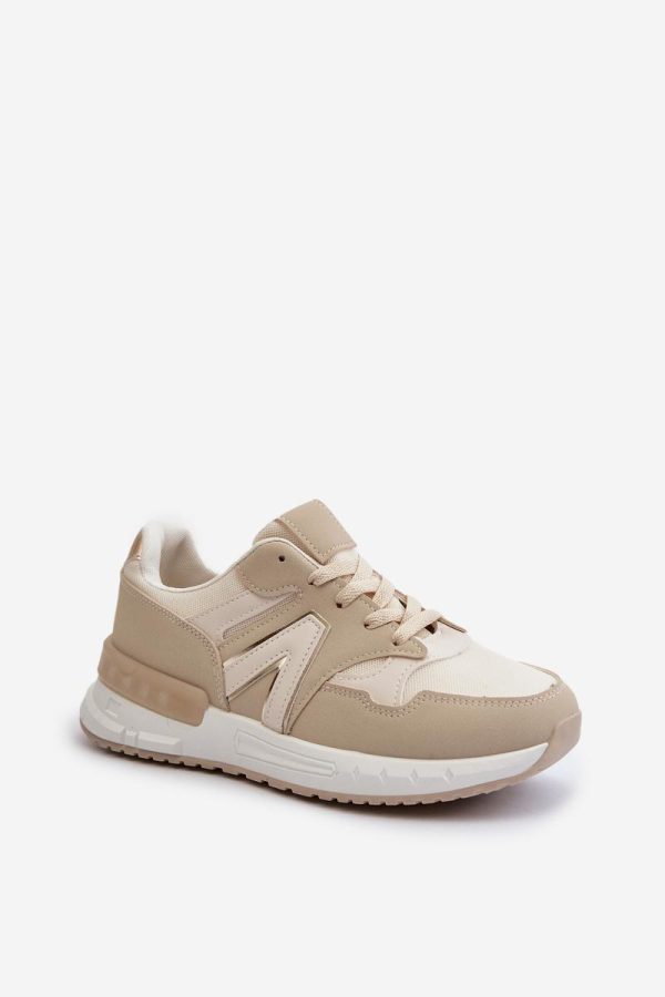 beige Sport Shoes model 198217 Step in style