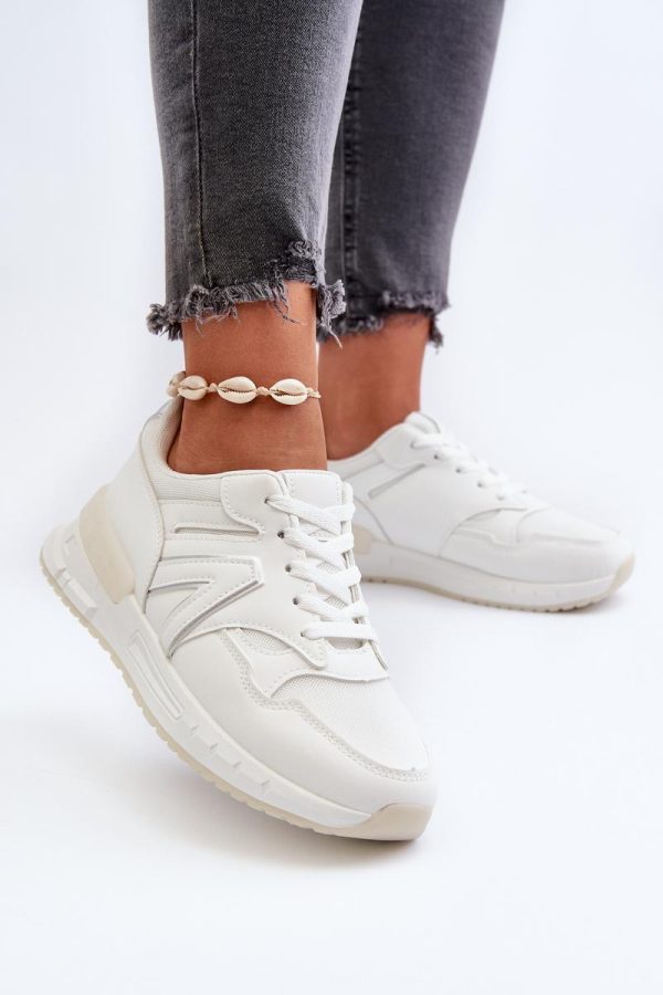 white Sport Shoes model 198222 Step in style