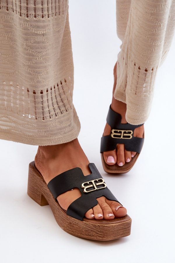black Flip-flops model 198267 Step in style