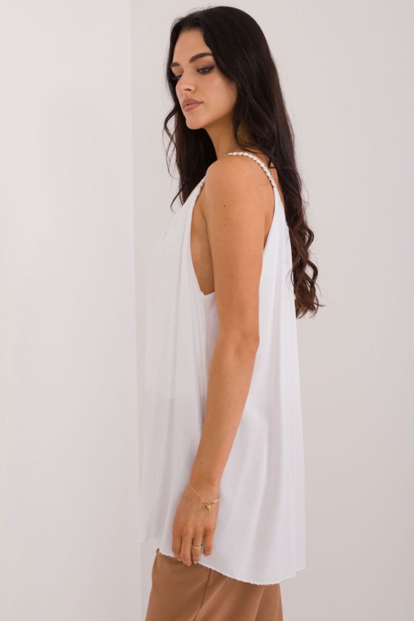 White Top in Undershirts / Tops with Viscose