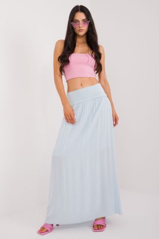 Blue Long Skirt in Skirts with Viscose