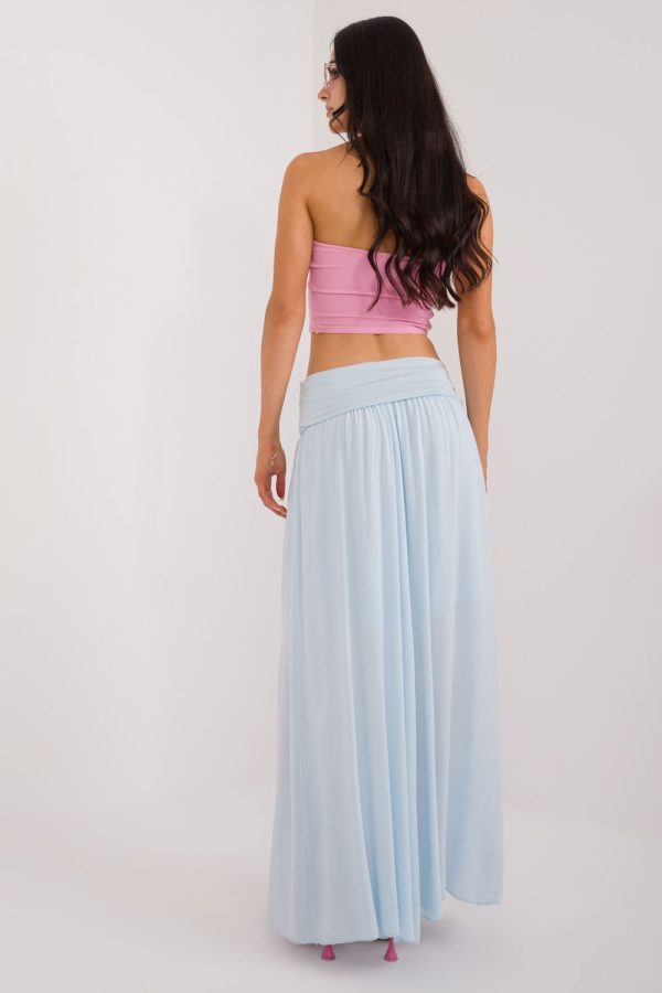 Blue Long Skirt in Skirts with Viscose