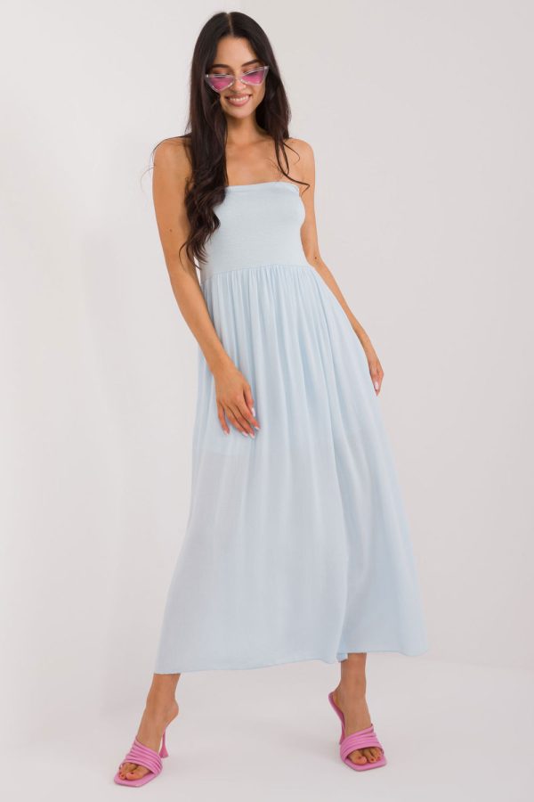 Blue Long Skirt in Skirts with Viscose