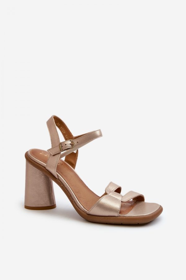 Yellow Heel Sandals in Sandals & Flip-Flops For Women with Fabric, Footbed and Heel Height