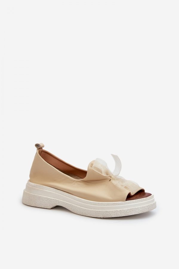 beige Sandals model 198406 Step in style
