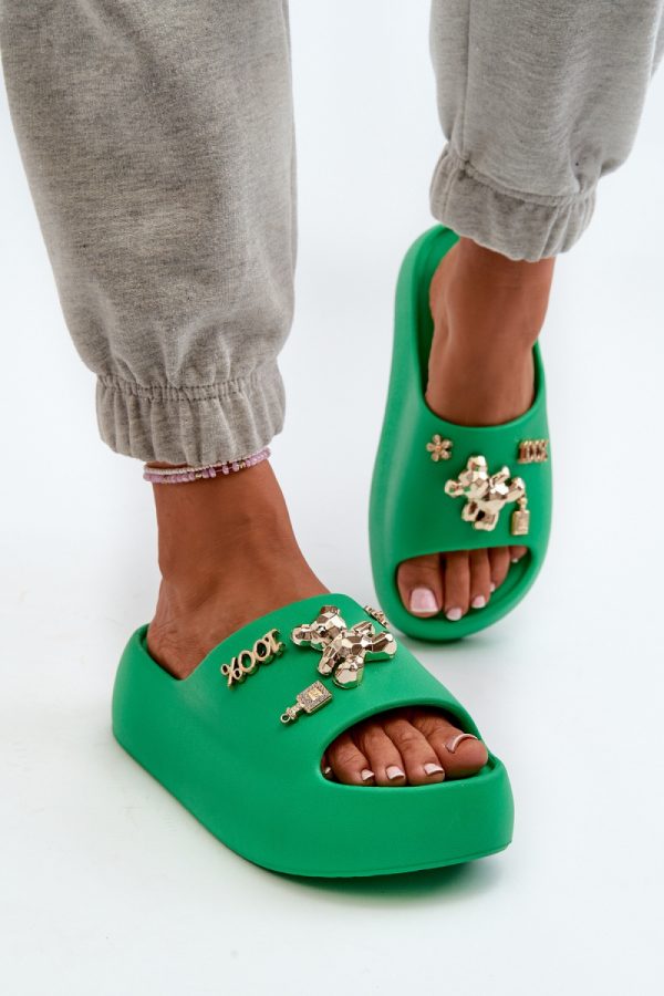 green Flip-flops model 198423 Step in style