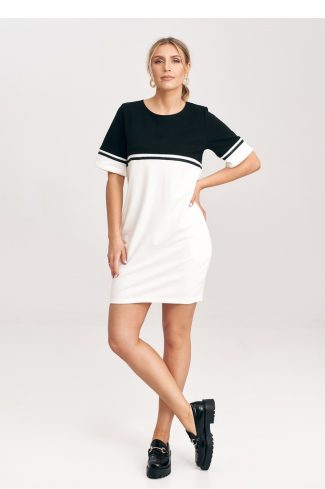 beige Daydress model 198487 Figl