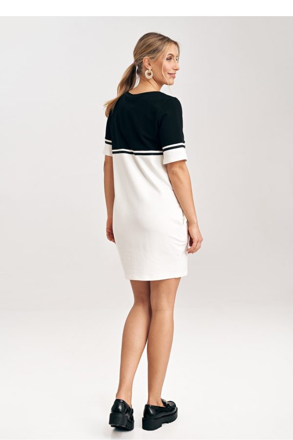 beige Daydress model 198487 Figl