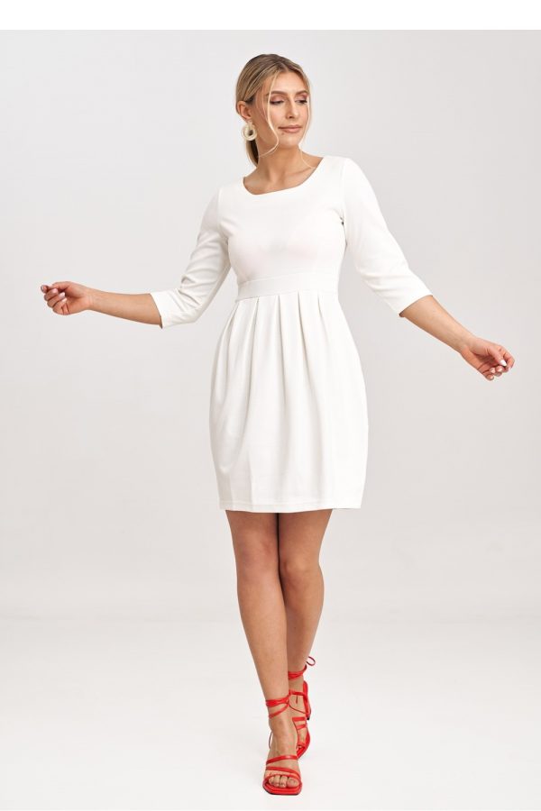 beige Daydress model 198489 Figl