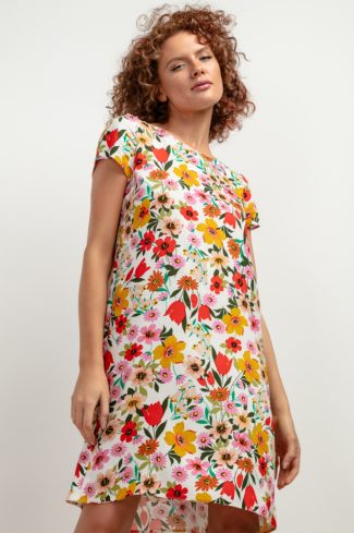 White Daydress in Day Dresses with Viscose