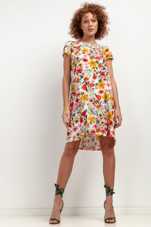 White Daydress in Day Dresses with Viscose