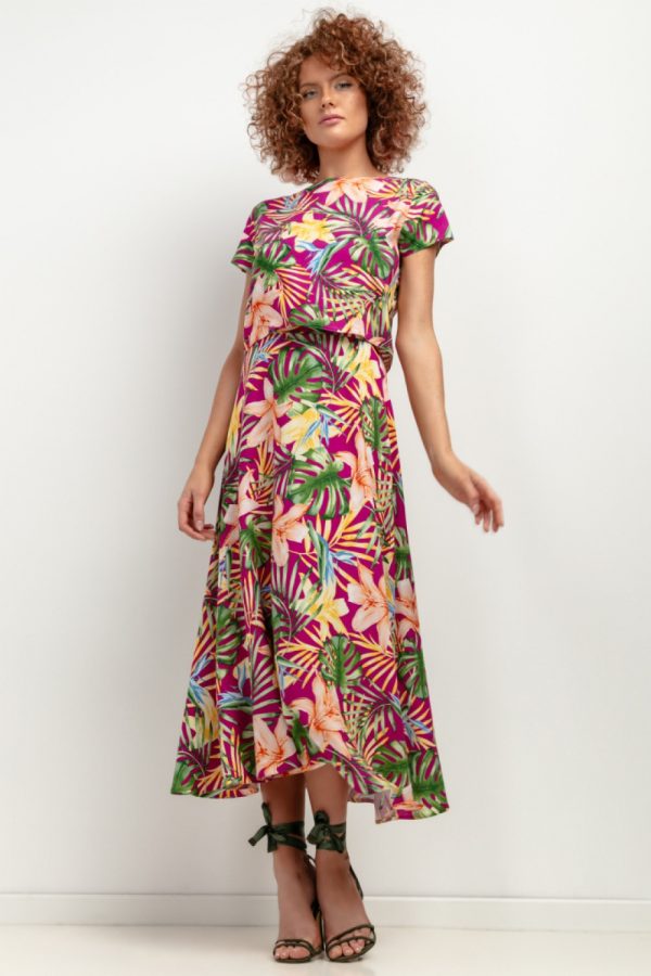 Multicolor Skirt in Skirts with Viscose