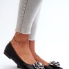 Black Ballet Flats in Ballet Flats, Ballet Pumps For Women with Fabric, Footbed, Upper Height and Heel Height