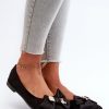 Black Ballet Flats in Ballet Flats, Ballet Pumps For Women with Fabric and Footbed