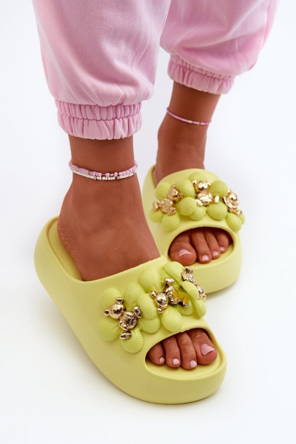 green Flip-flops model 198597 Step in style