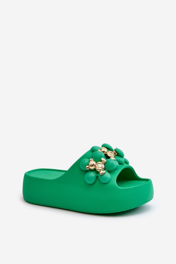 green Flip-flops model 198599 Step in style