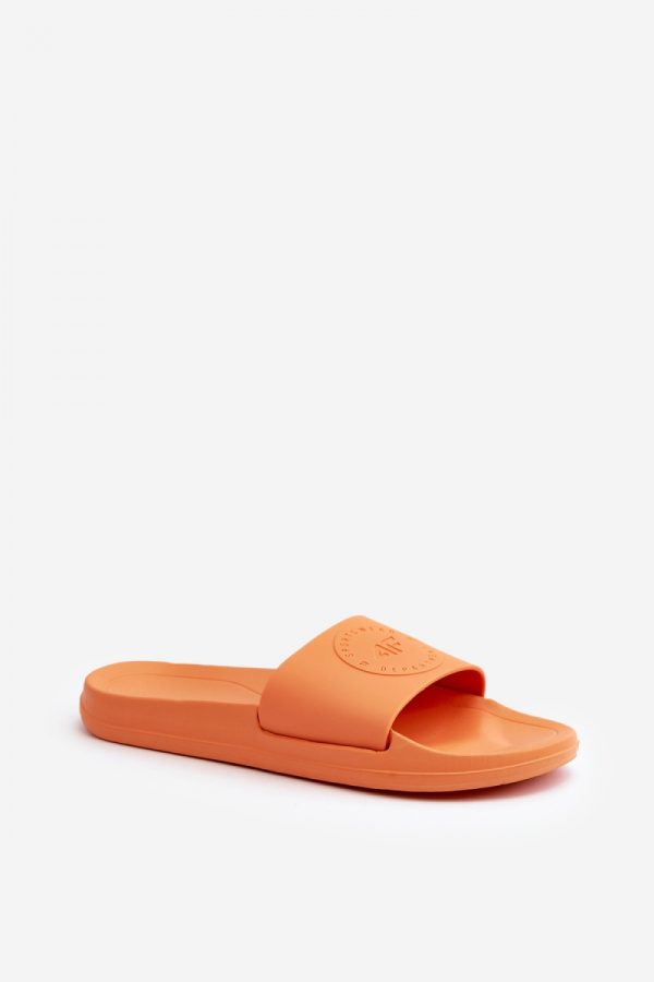 Orange Flip-flops in Sandals & Flip-Flops For Women with Fabric and Footbed