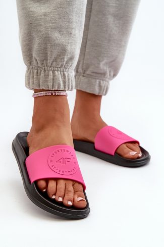 Pink Flip-flops in Sandals & Flip-Flops For Women with Fabric and Footbed
