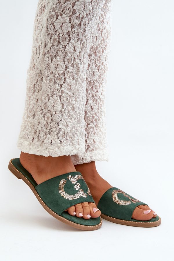 green Flip-flops model 198623 Step in style