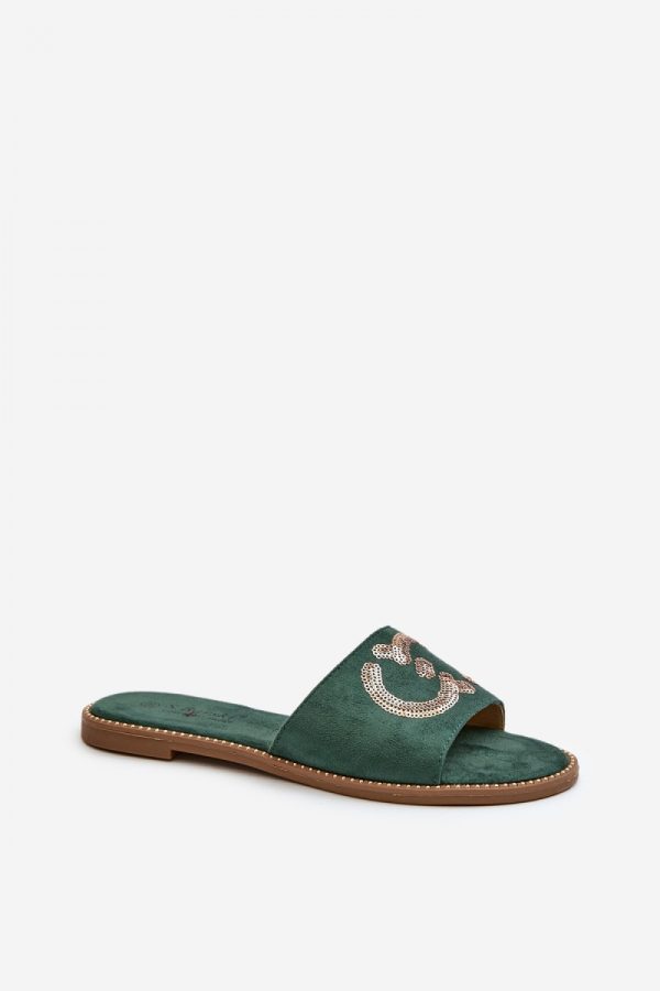 green Flip-flops model 198623 Step in style