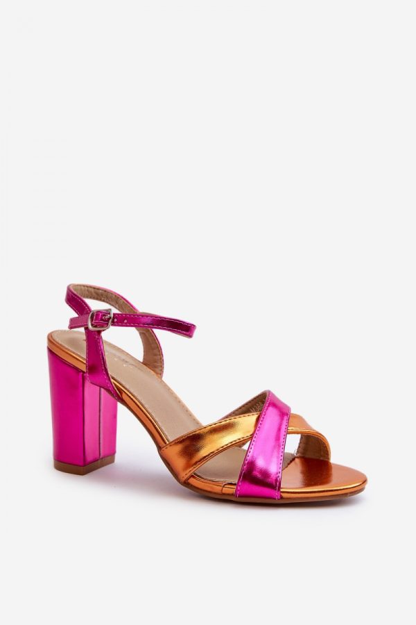 pink Heel sandals model 198680 Step in style