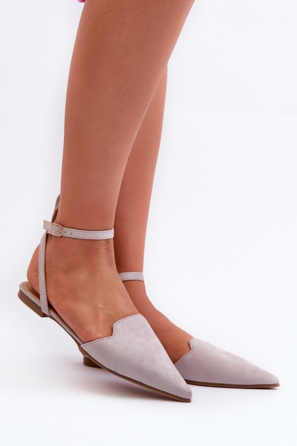 grey Ballet flats model 198701 Step in style