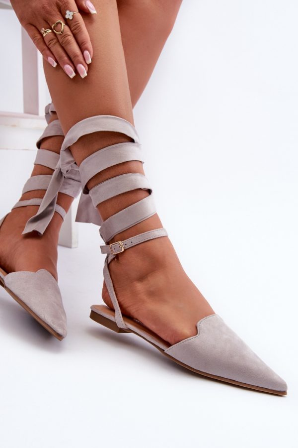 grey Ballet flats model 198701 Step in style
